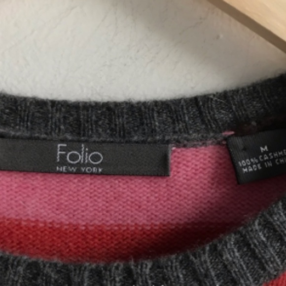 Colorful Striped Crew Neck Sweater - Picture 5 of 5